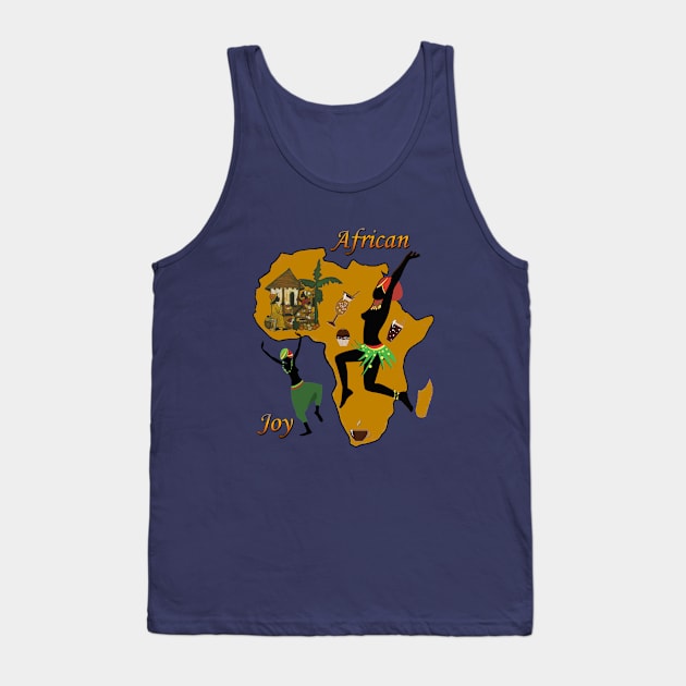 African Joy Tank Top by Just Kidding by Nadine May